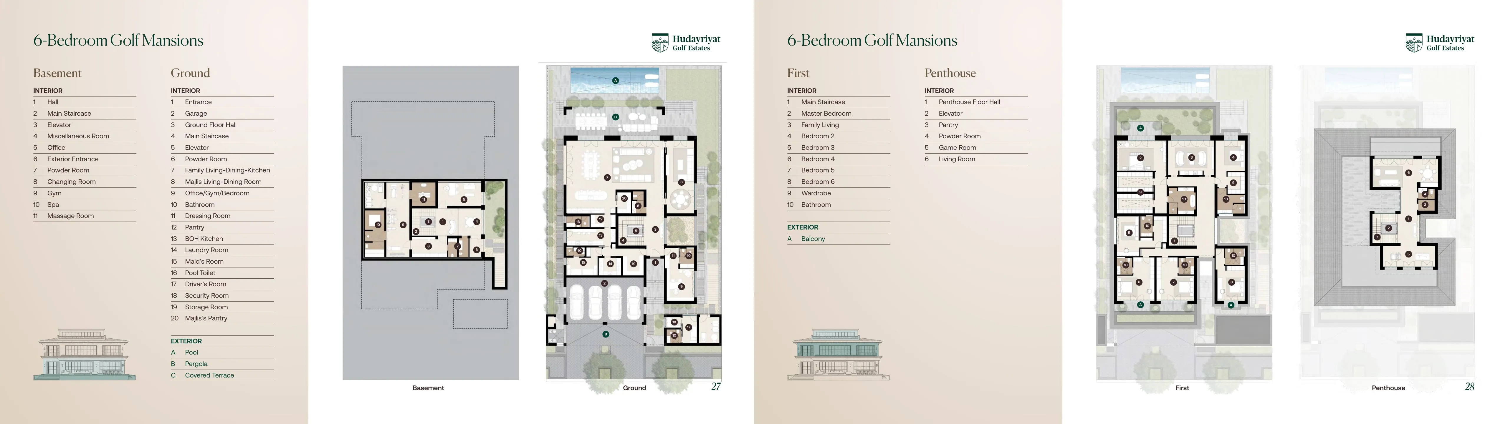 Golf Mansions floor plan