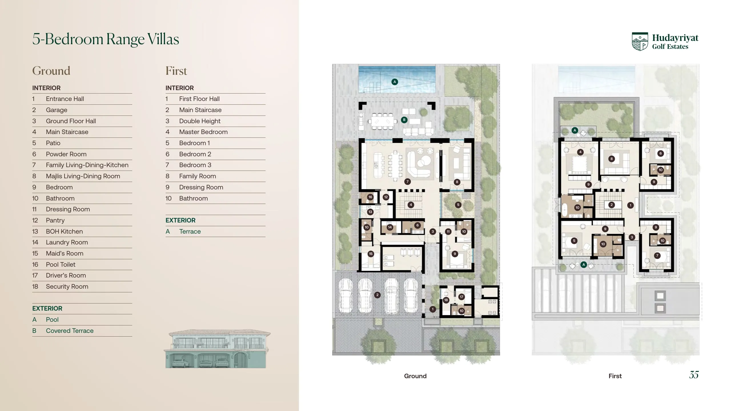 Range Villas floor plan